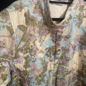 Silk like soft textured light weight jacket